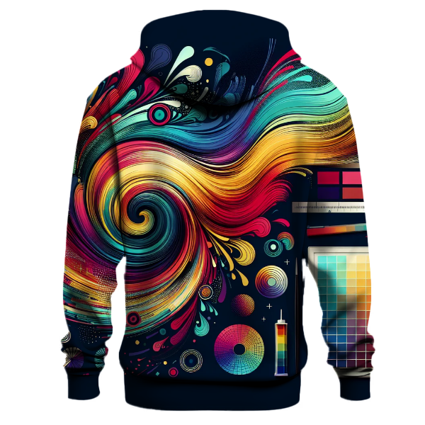 Retro Rainbow Tie-Dye Hoodie