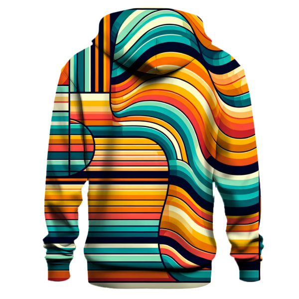 Groovy 70s Stripes Hoodie