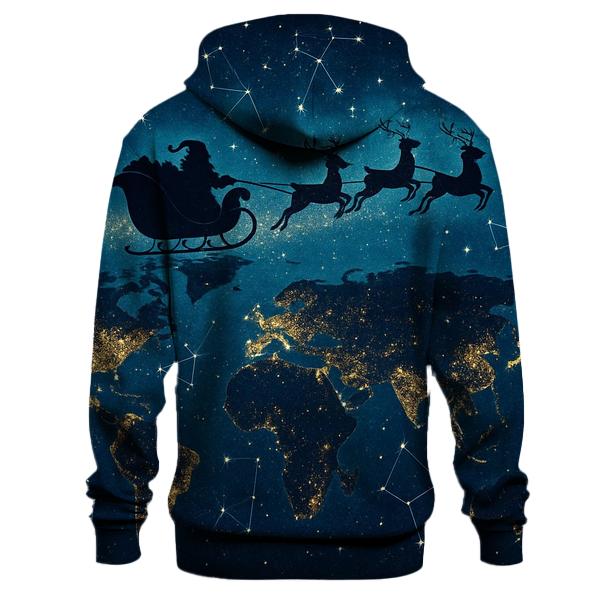 Reindeer Flight Path Hoodie