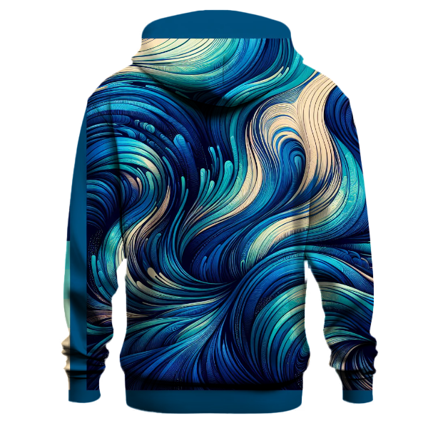Electric Ocean Pulse Hoodie