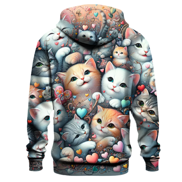 Cute Cat Patterns Hoodie
