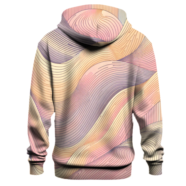 Retro Pastel Waves Hoodie