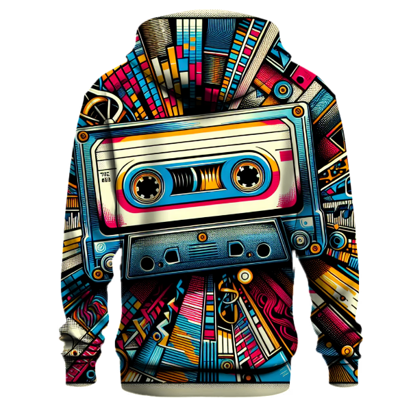 Retro Cassette Rhythm Hoodie