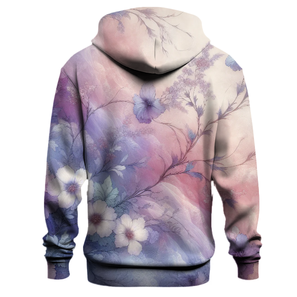 Twilight Blossoms Tie-Dye Design Hoodie