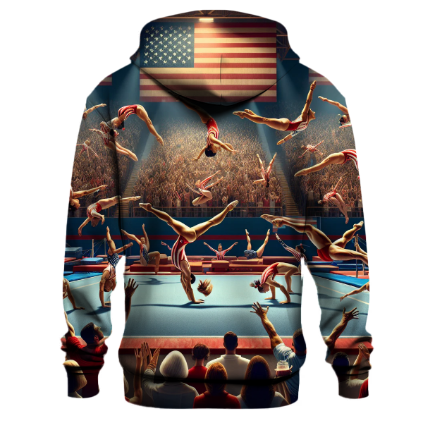 Gymnastics Artistry - USA Hoodie