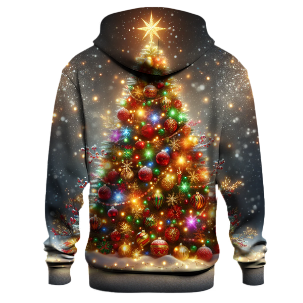 Christmas Tree Lights Celebration Hoodie