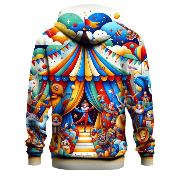 Whimsical Circus Delight Hoodie