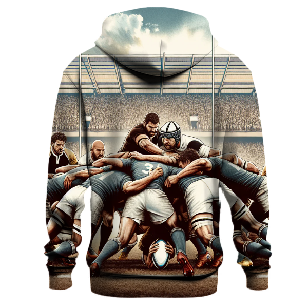 Rugby Teamwork Hoodie