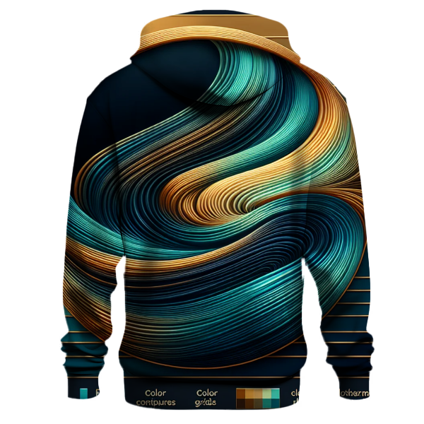 Autumn River Flow Hoodie