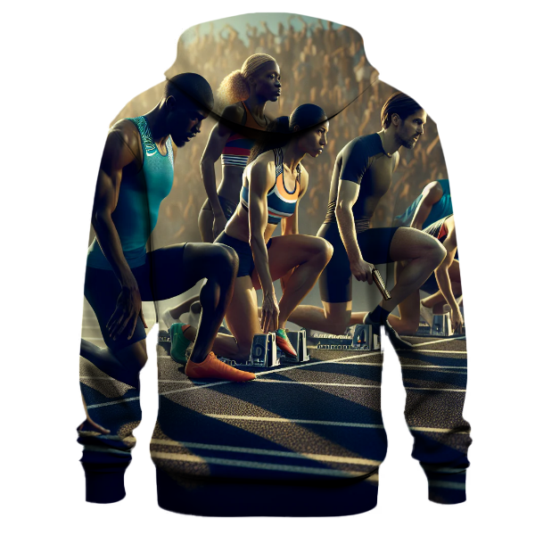 Track and Field Run Hoodie