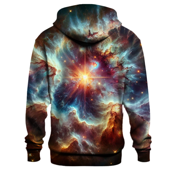 Galactic Symphony Starburst Hoodie
