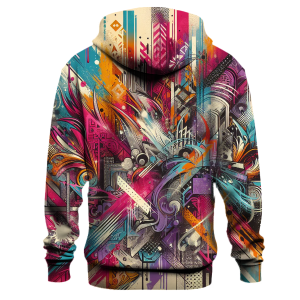 Color Burst Graffiti Hoodie