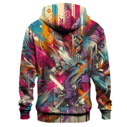 Color Burst Graffiti Hoodie