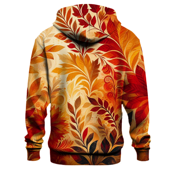Fiery Fall Leaves Hoodie