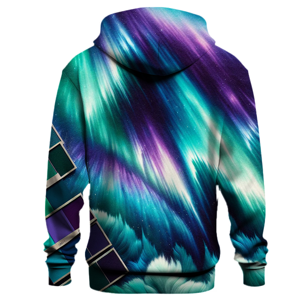 Aurora Borealis Tie-dye Design Hoodie