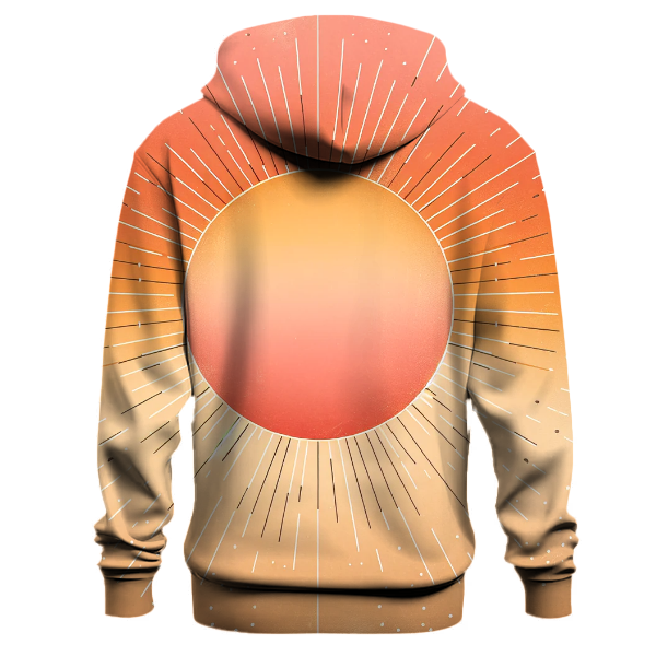 Sunset Peach Glow Hoodie