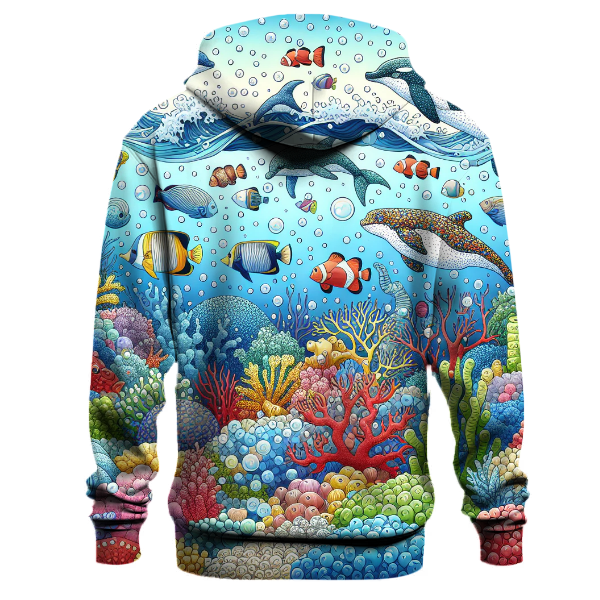 Playful Ocean Life Hoodie