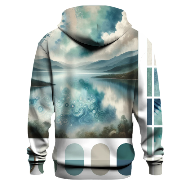 Mountain Lake Reflection Hoodie