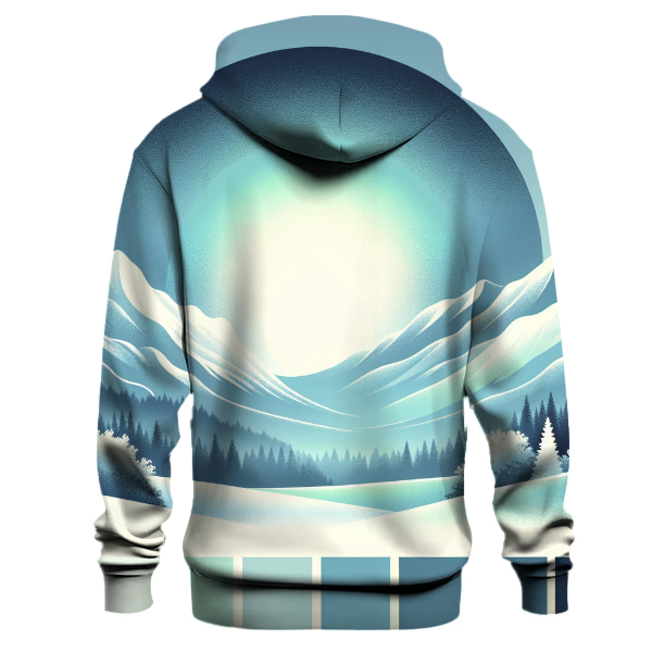 Snowy Mountain Gradient Hoodie