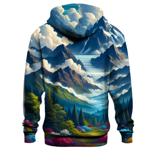 Vibrant Nature Scene Hoodie