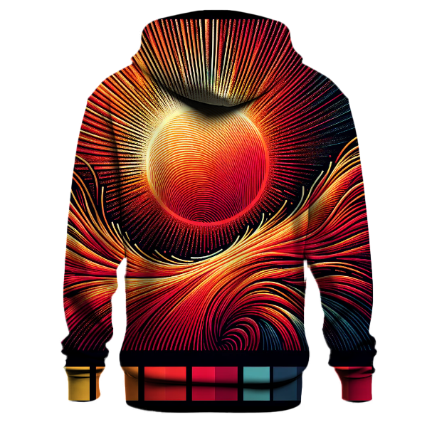 Crimson Dawn Fade Hoodie