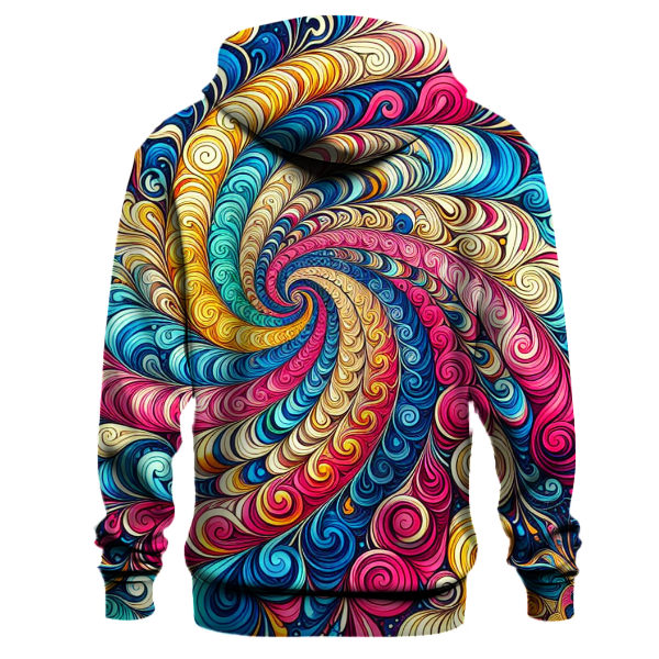 Soulful Tie-Dye Swirls Hoodie