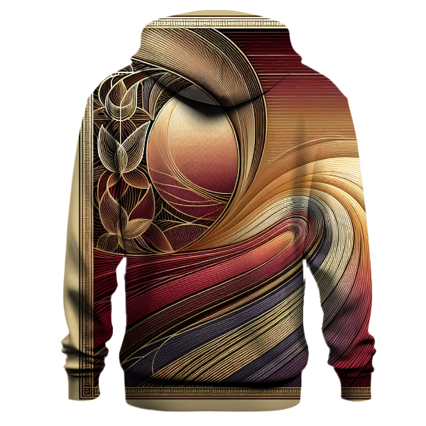 Golden Dawn Elegance Hoodie