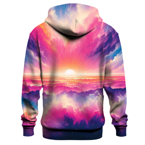 Cosmic Sunrise Reflection Hoodie