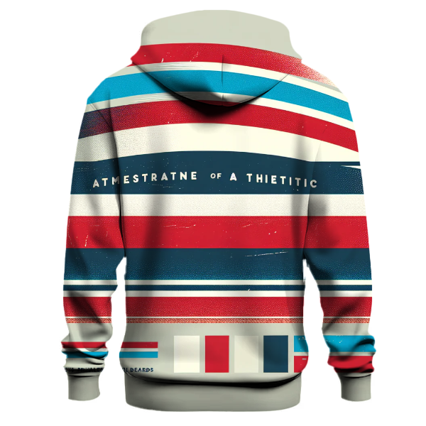 Bold Vintage Stripes Hoodie