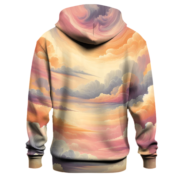 Mellow Sunset Tie-Dye Design Hoodie