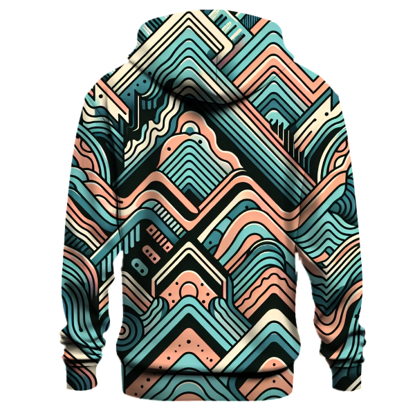 Synth Pop Echoes Hoodie