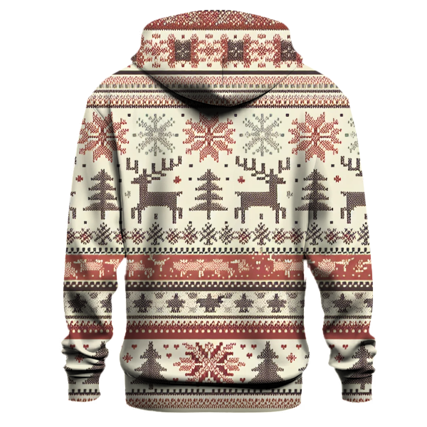 Christmas Sweater Reindeer Hoodie