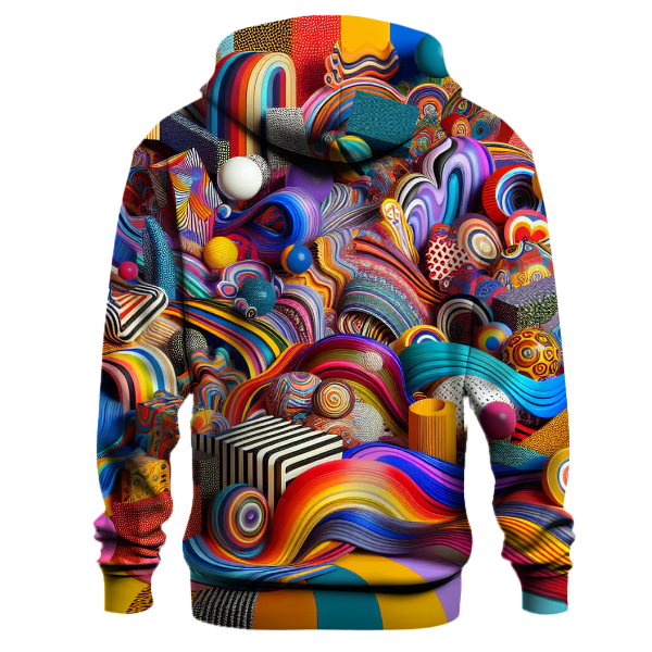 Funky 70s Patchwork Hoodie