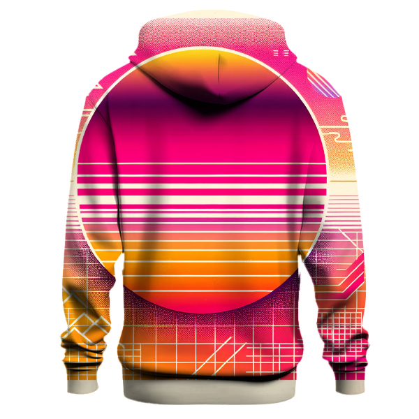 Retro Sunrise Beat Hoodie
