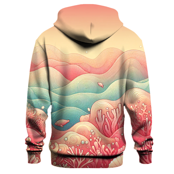 Coral Whisper Hoodie