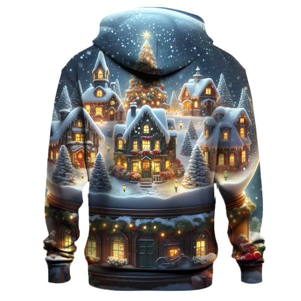 Christmas Village Snow Globe Hoodie