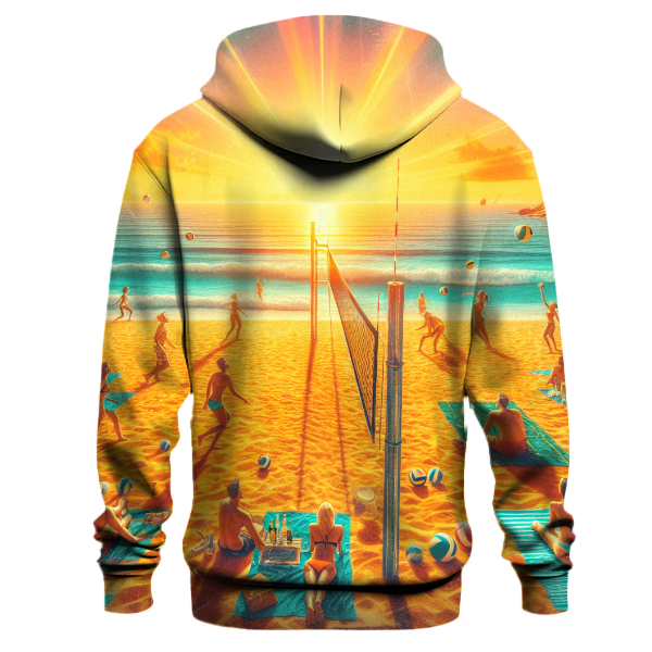 Chill Beach Volleyball Hoodie