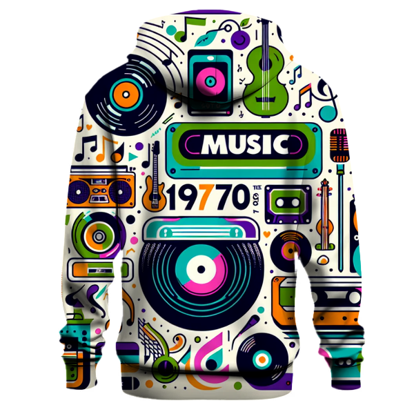 Funky 70s Music Vibes Hoodie