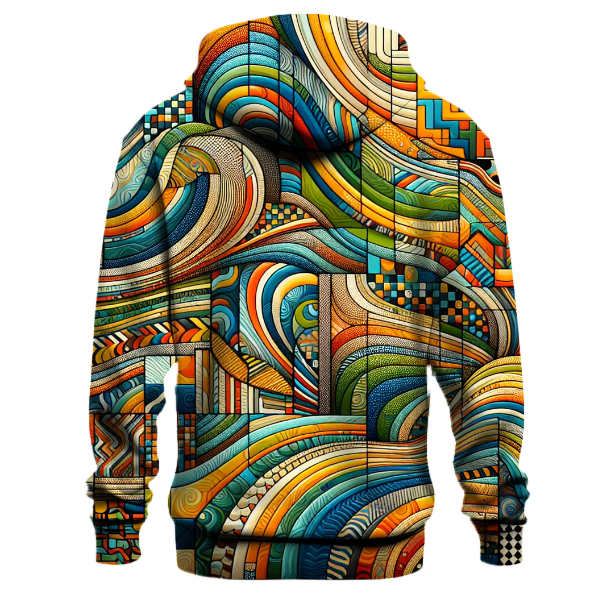Radical 70s Patterns Hoodie