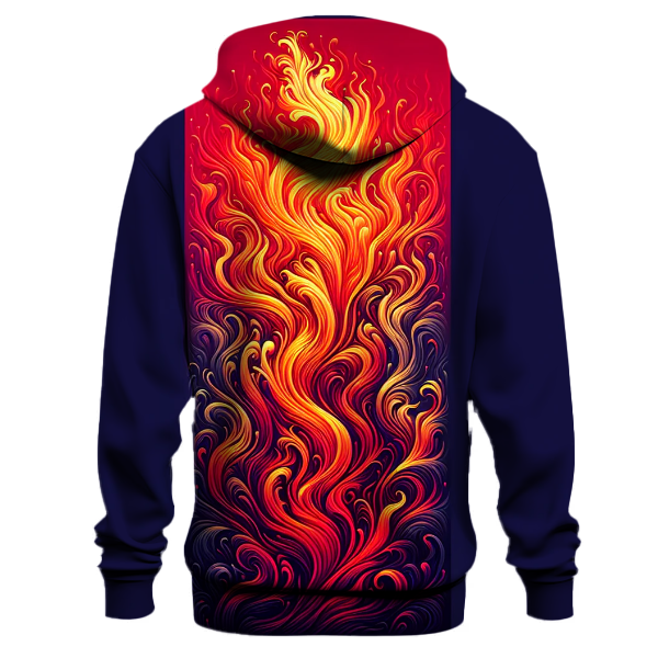Blazing Fire Gradient Hoodie