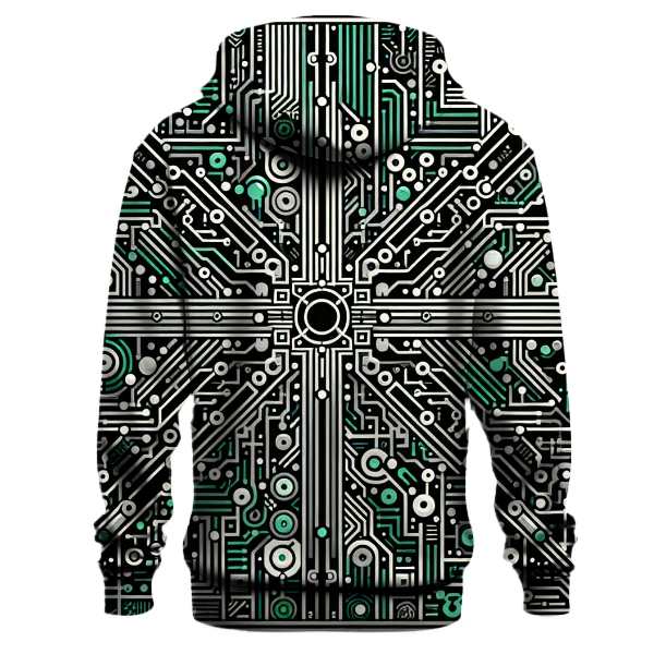 Retro Circuit Harmony Hoodie