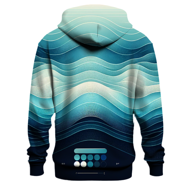 Ocean Wave Sweep Hoodie
