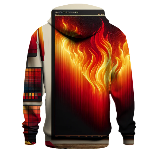 Blazing Ember Gradient Hoodie