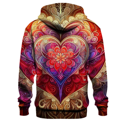Hippie Heart Mandala Hoodie