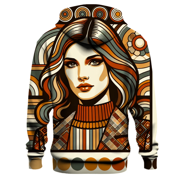 Chic Retro Plaid Hoodie