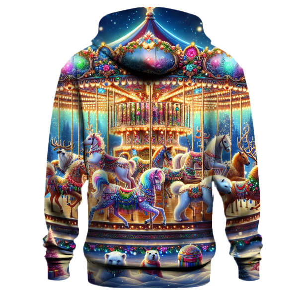 Enchanting Christmas Carousel Hoodie