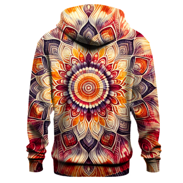Mosaic Sunset Tie-Dye Hoodie