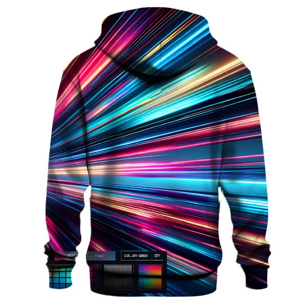 Futuristic Vapor Trails Hoodie