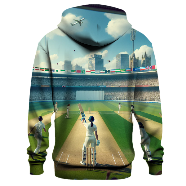 Cricket Match Boundaries Hoodie