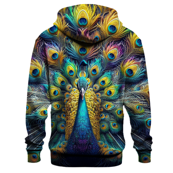 Majestic Peacock Elegance Hoodie